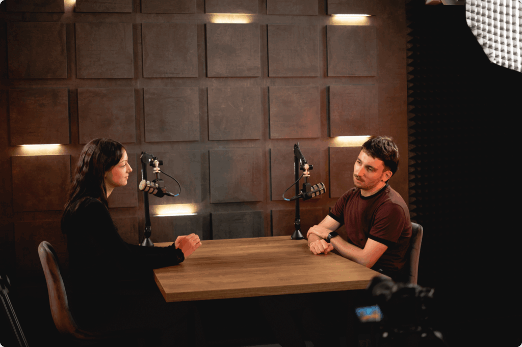 Podcast Studio in Warsaw - Video & Audio Recording | OMG Prime Studio - OMG Prime Studio